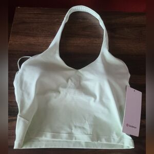 Lululemon Lime Green Halter Tank Top, Padded, Size 8